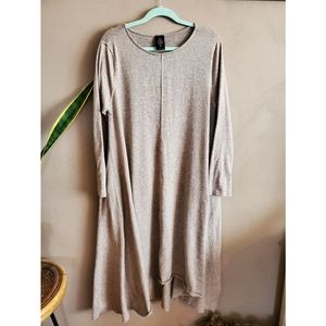 Agnes & Dora grey sweater dress with pockets